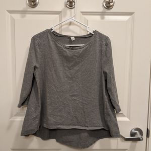 Knit jersey crop top